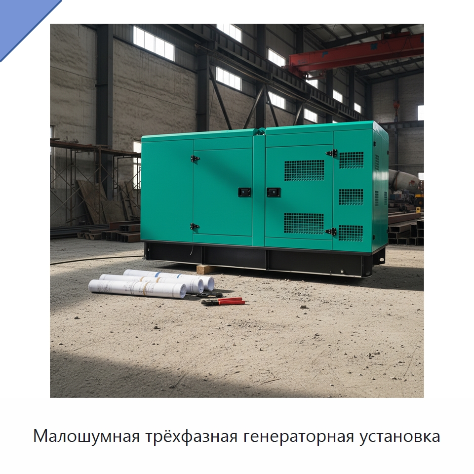 Малошумная трёхфазная генераторная установка — Дизельные генераторы