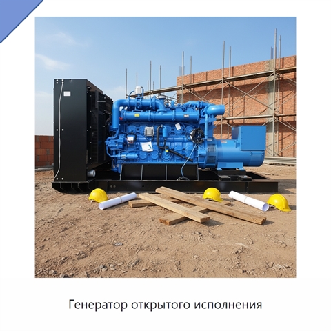 Генератор открытого исполнения