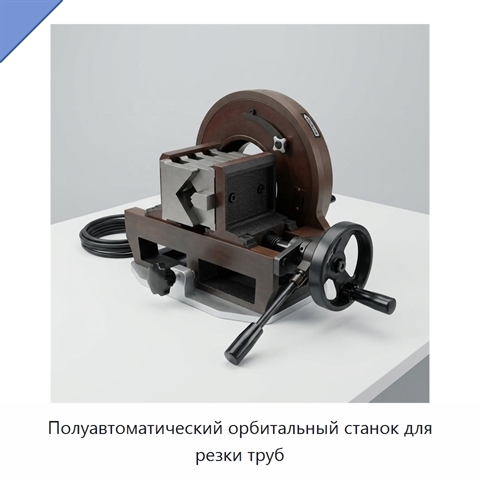 Полуавтоматический орбитальный станок для резки труб