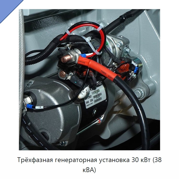 Трёхфазная генераторная установка 30 кВт (38 кВА)