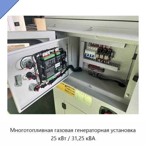 Многотопливная газовая генераторная установка 25 кВт / 31,25 кВА