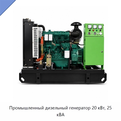 Промышленный дизельный генератор 20 кВт, 25 кВА