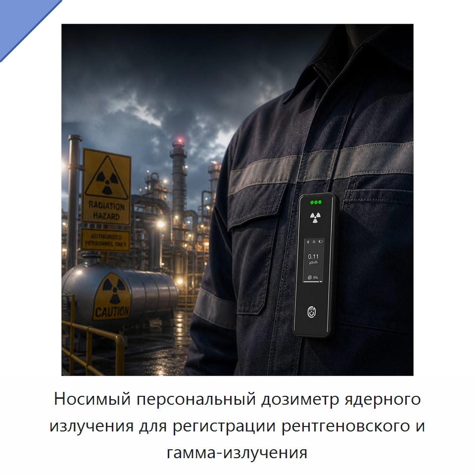 Носимый персональный дозиметр ядерного излучения для регистрации рентгеновского и гамма-излучения — Приборы контроля параметров окружающей среды