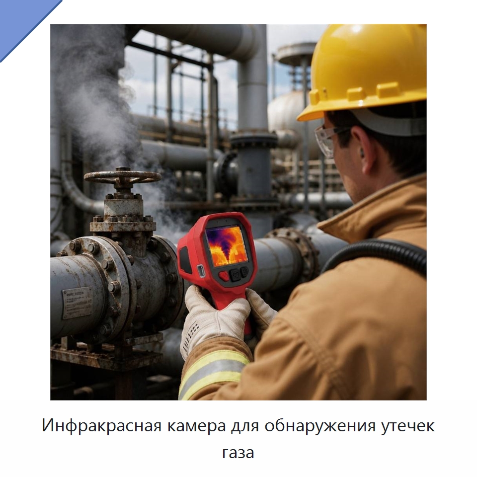 Инфракрасная камера для обнаружения утечек газа — Приборы для электрических испытаний