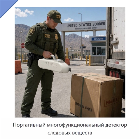 Портативный многофункциональный детектор следовых веществ