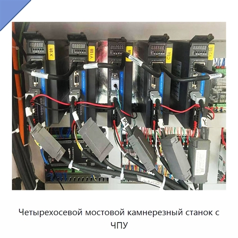 Четырехосевой мостовой камнерезный станок с ЧПУ