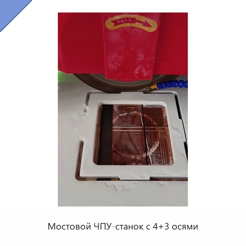 Мостовой ЧПУ-станок с 4+3 осями — Оборудование для обработки камня