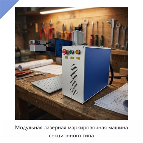Модульная лазерная маркировочная машина секционного типа