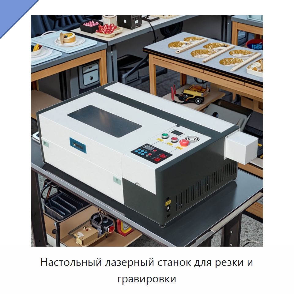 Настольный лазерный станок для резки и гравировки — Лазерные гравировальные станки
