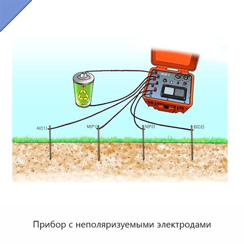 Прибор с неполяризуемыми электродами