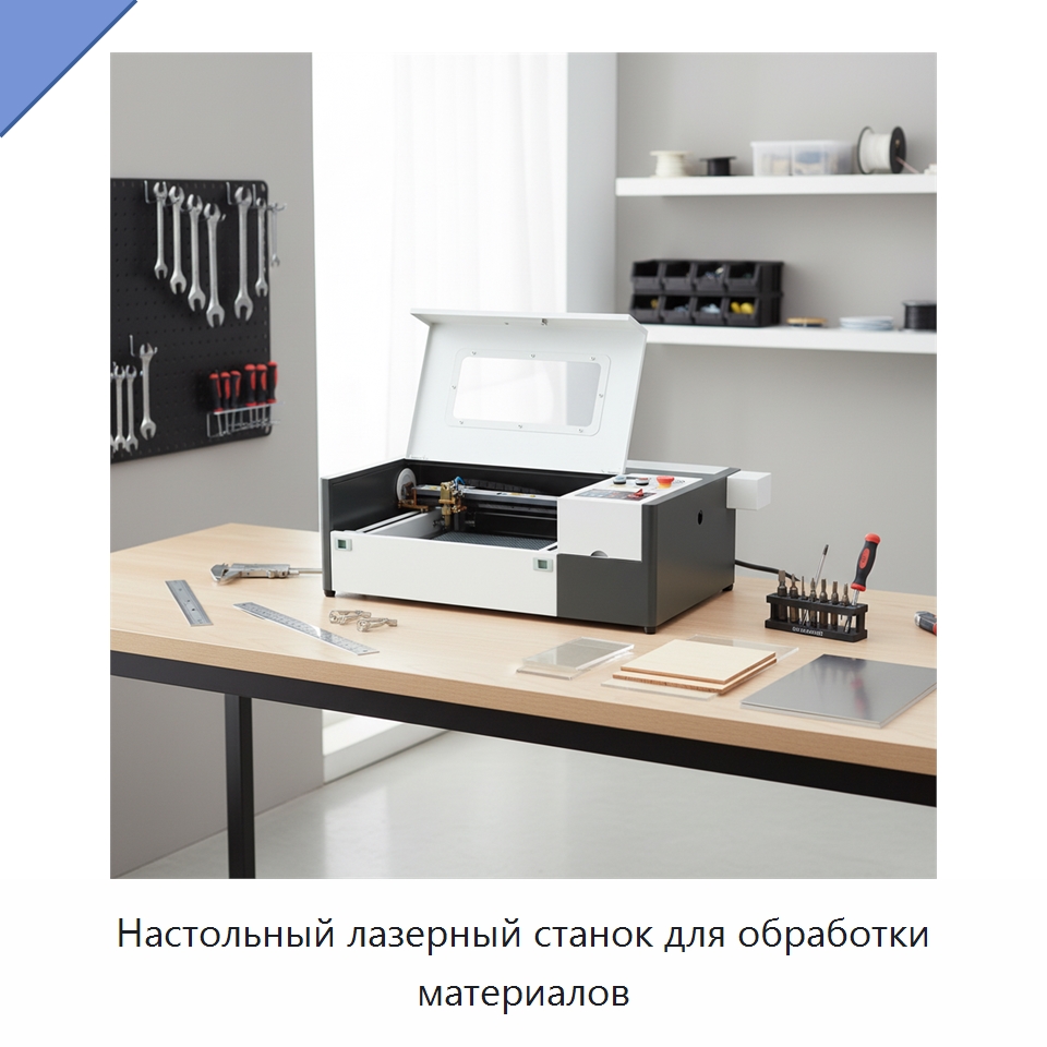 Настольный лазерный станок для обработки материалов — Лазерные гравировальные станки