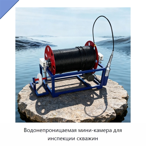 Водонепроницаемая мини-камера для инспекции скважин