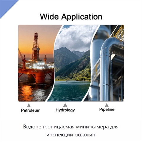 Водонепроницаемая мини-камера для инспекции скважин