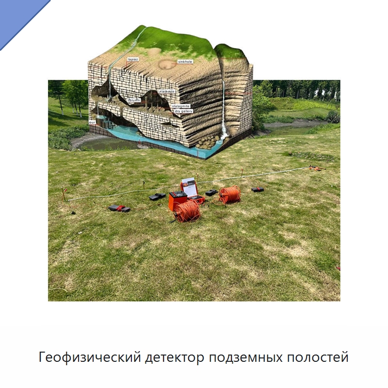 Геофизический детектор подземных полостей — Специальные испытательные приборы