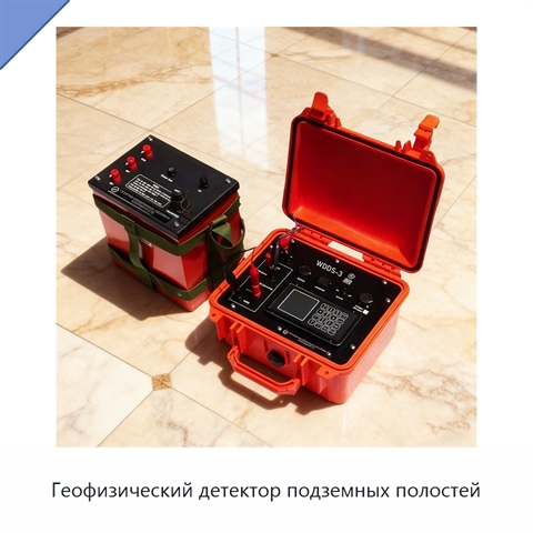 Геофизический детектор подземных полостей