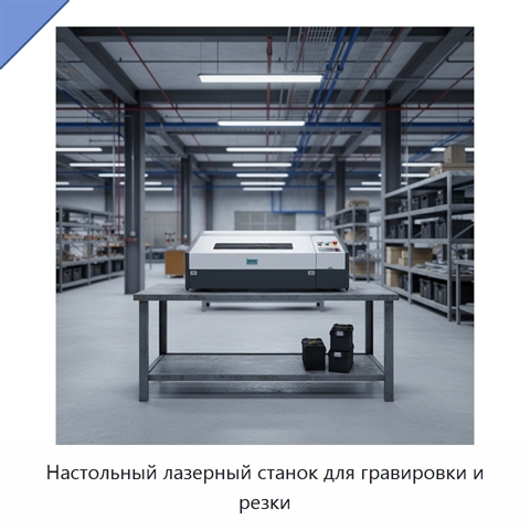 Настольный лазерный станок для гравировки и резки