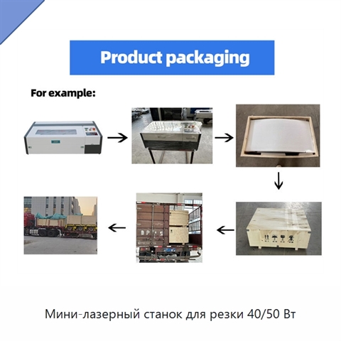 Мини-лазерный станок для резки 40/50 Вт