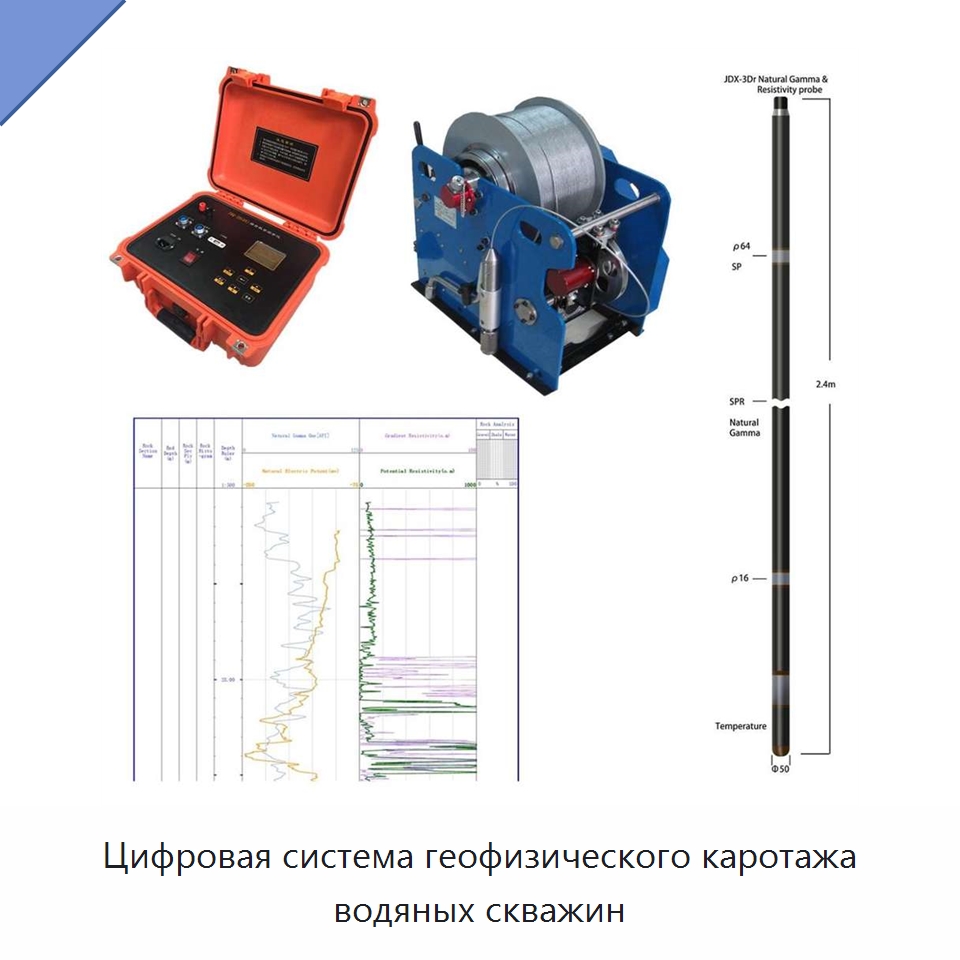 Цифровая система геофизического каротажа водяных скважин — Приборы контроля параметров окружающей среды