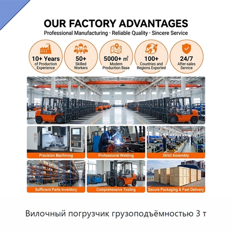 Вилочный погрузчик грузоподъёмностью 3 т