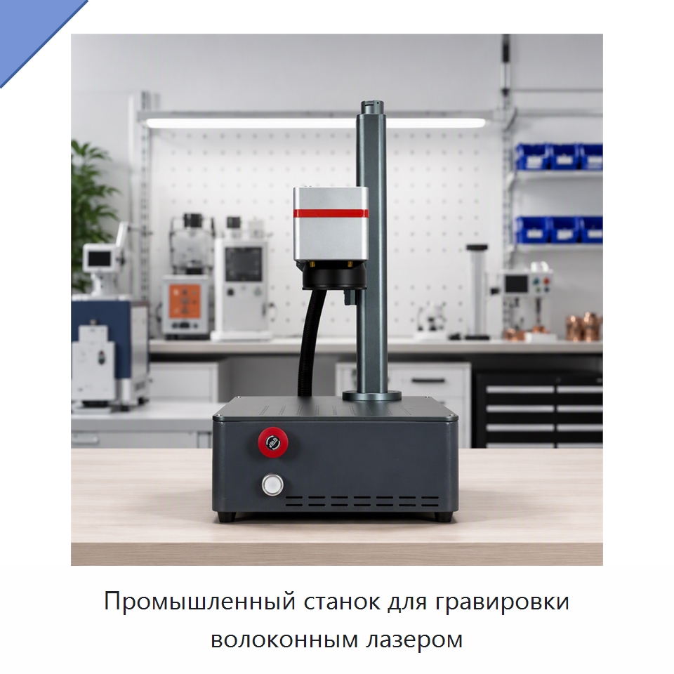 Промышленный станок для гравировки волоконным лазером — Лазерные маркировочные станки