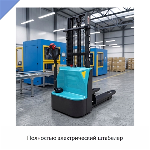 Полностью электрический штабелер