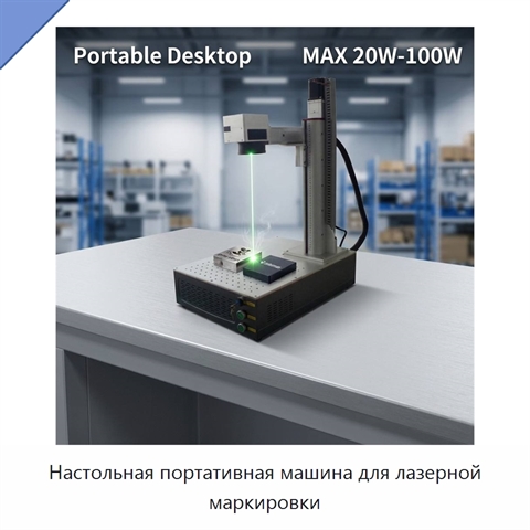 Настольная портативная машина для лазерной маркировки