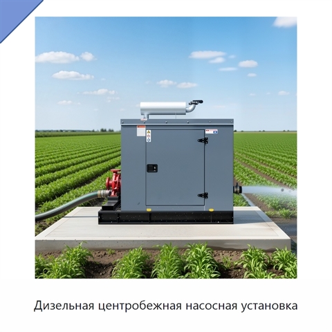 Дизельная центробежная насосная установка