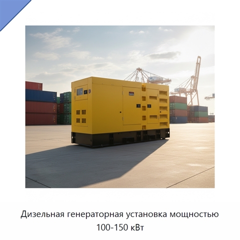 Дизельная генераторная установка мощностью 100-150 кВт