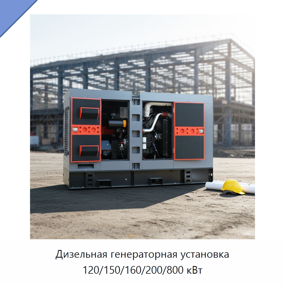 Дизельная генераторная установка 120/150/160/200/800 кВт — Дизельные генераторы