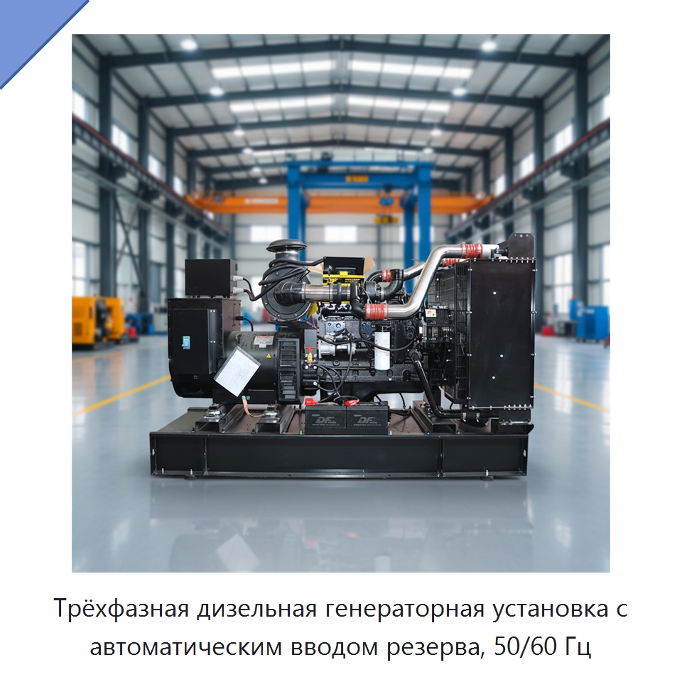 Трёхфазная дизельная генераторная установка с автоматическим вводом резерва, 50/60 Гц — Дизельные генераторы