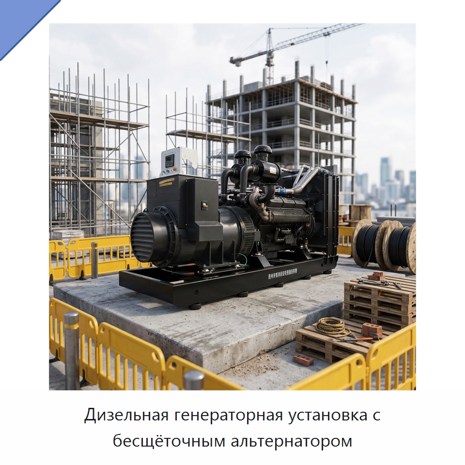 Дизельная генераторная установка с бесщёточным альтернатором — Дизельные генераторы