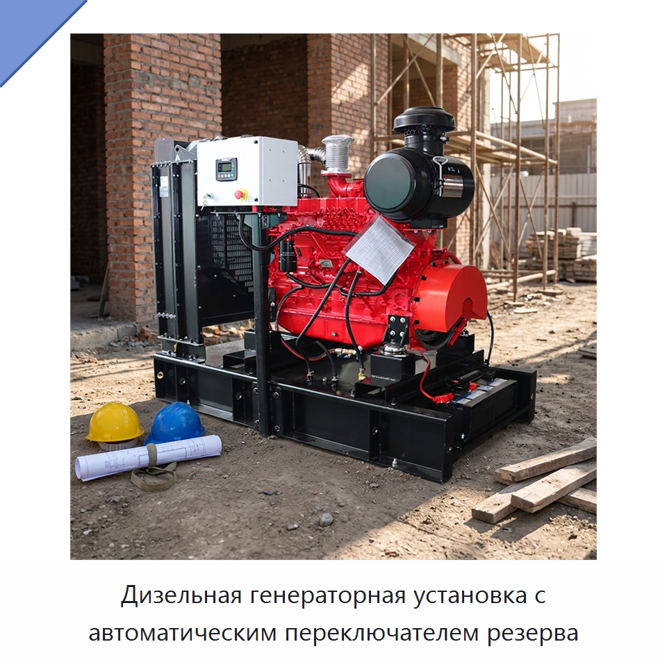 Дизельная генераторная установка с автоматическим переключателем резерва — Дизельные генераторы