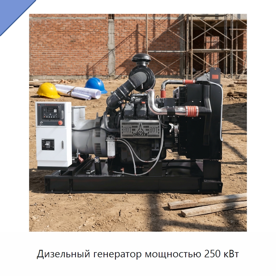 Дизельный генератор мощностью 250 кВт — Дизельные генераторы