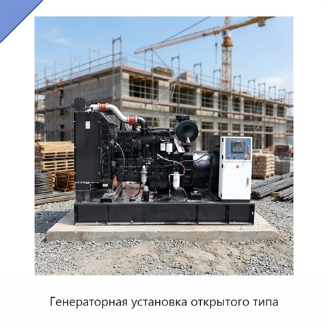 Генераторная установка открытого типа