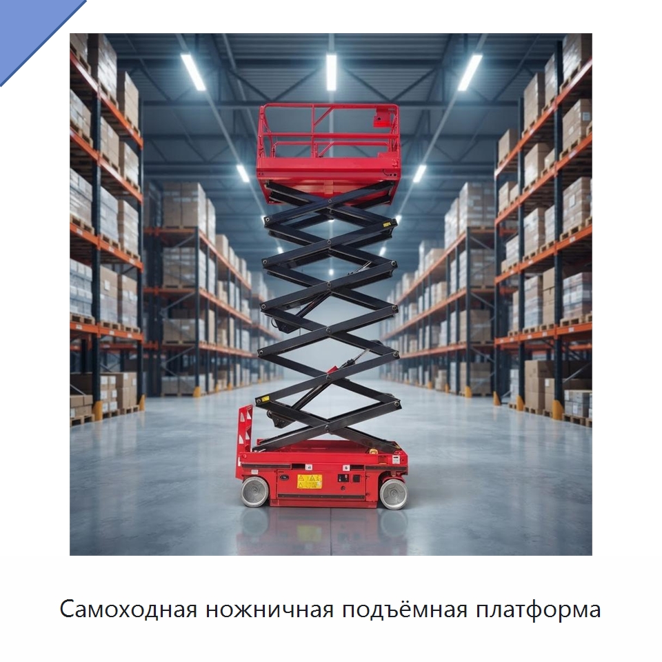 Самоходная ножничная подъёмная платформа — Подъемные столы