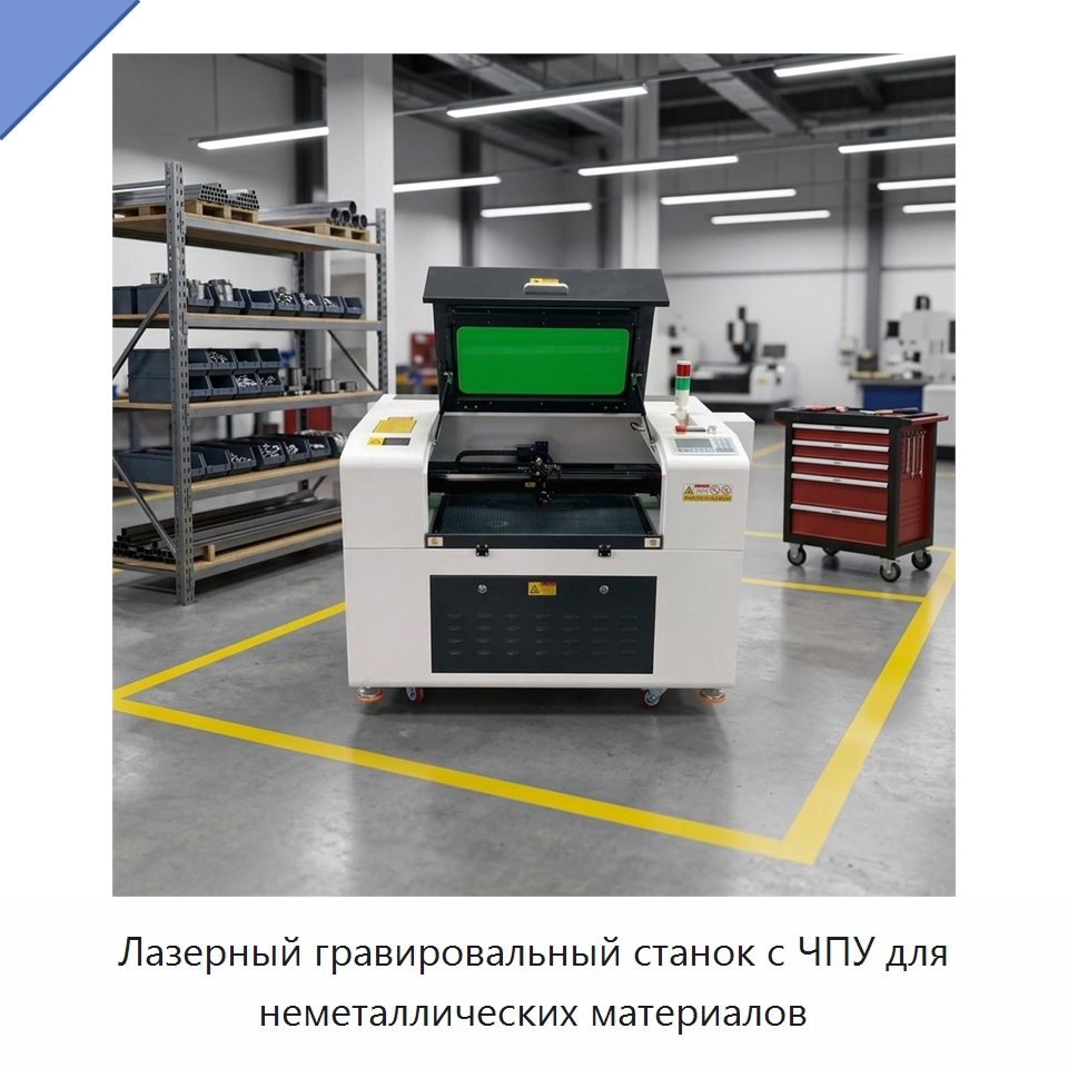 Лазерный гравировальный станок с ЧПУ для неметаллических материалов — Лазерные гравировальные станки