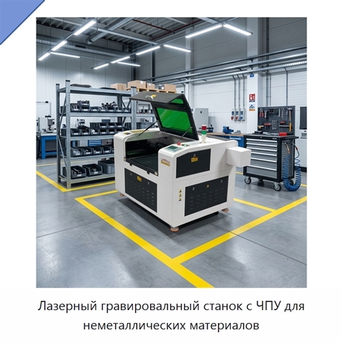 Лазерный гравировальный станок с ЧПУ для неметаллических материалов