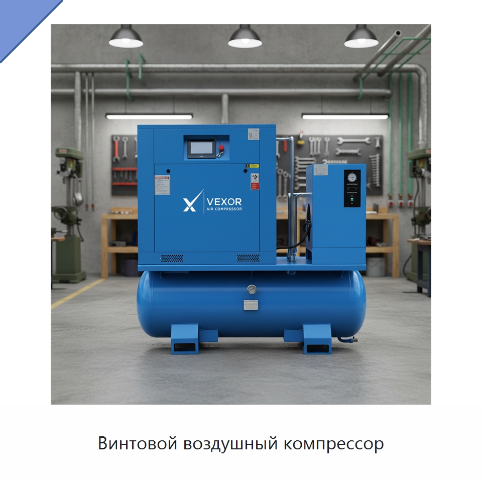 Винтовой воздушный компрессор — Промышленные компрессоры