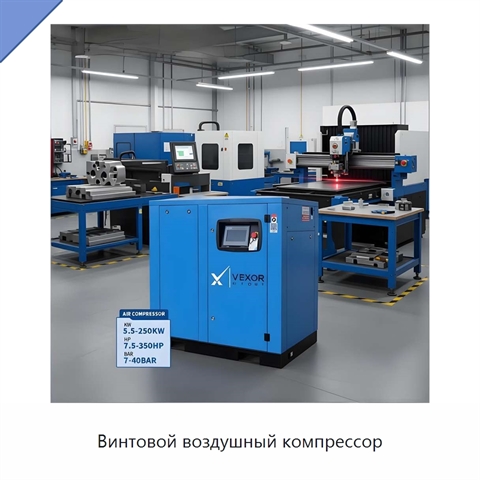 Винтовой воздушный компрессор