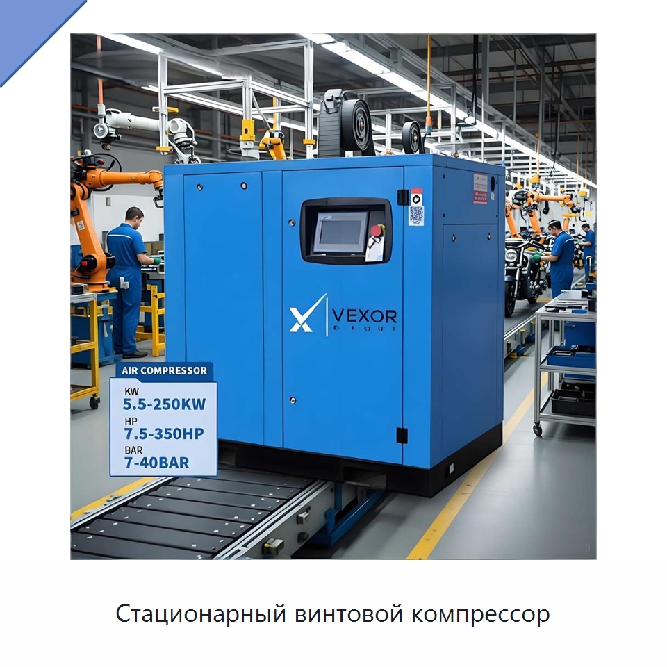 Стационарный винтовой компрессор — Промышленные компрессоры