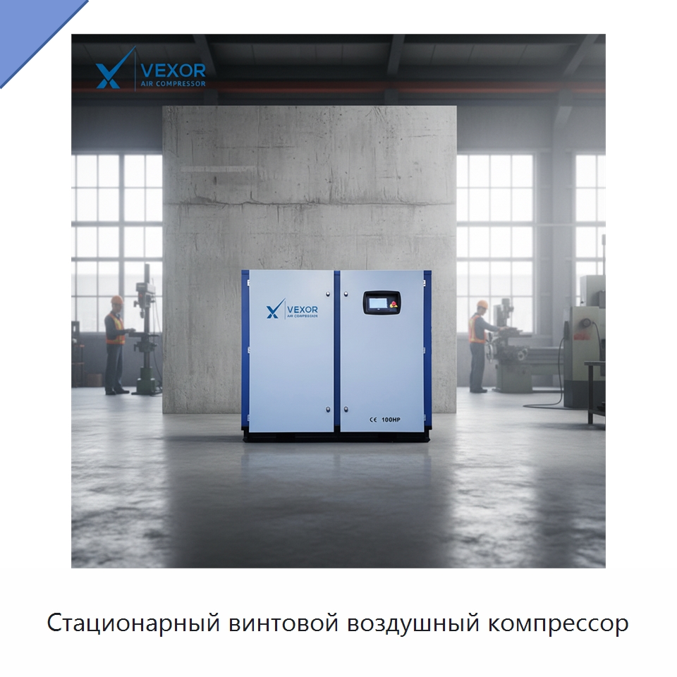 Стационарный винтовой воздушный компрессор — Промышленные компрессоры
