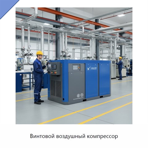 Винтовой воздушный компрессор