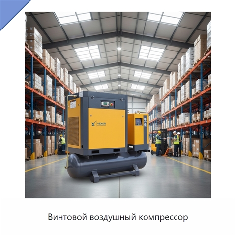 Винтовой воздушный компрессор