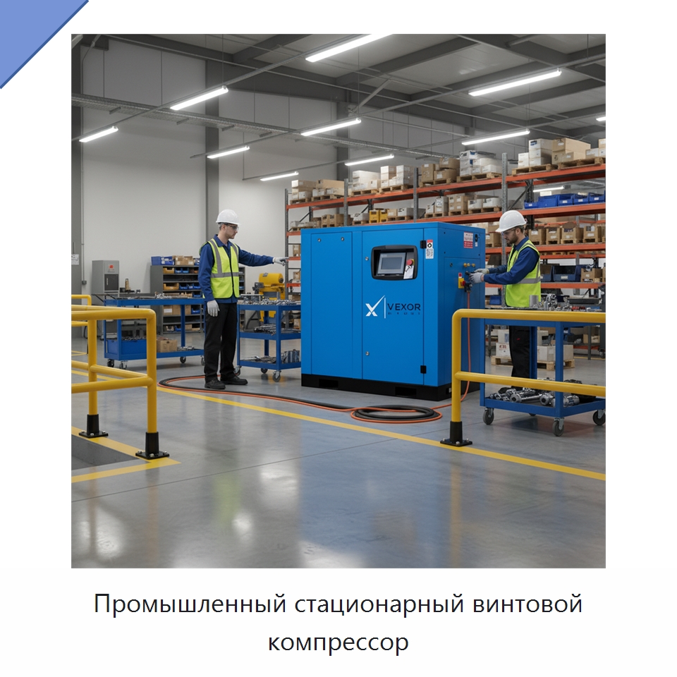 Промышленный стационарный винтовой компрессор — Промышленные компрессоры