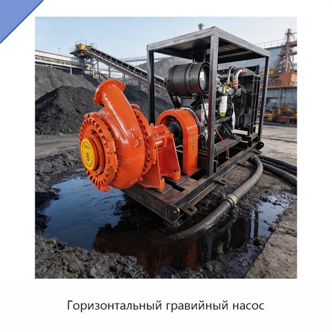 Горизонтальный гравийный насос