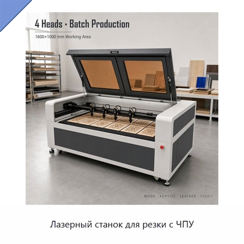 Лазерный станок для резки с ЧПУ