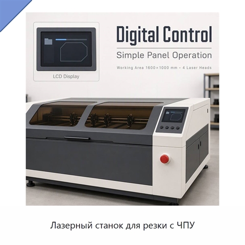 Лазерный станок для резки с ЧПУ