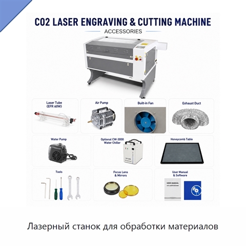 Лазерный станок для обработки материалов