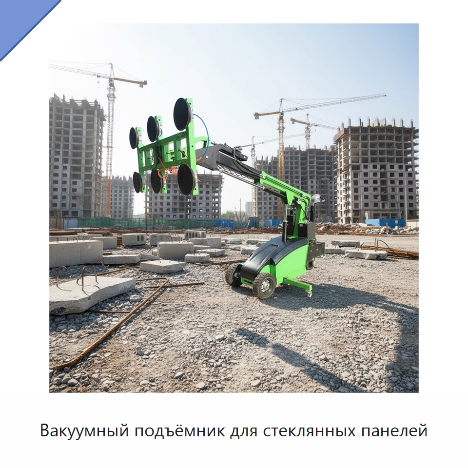 Вакуумный подъёмник для стеклянных панелей — Оборудование для производства стекла