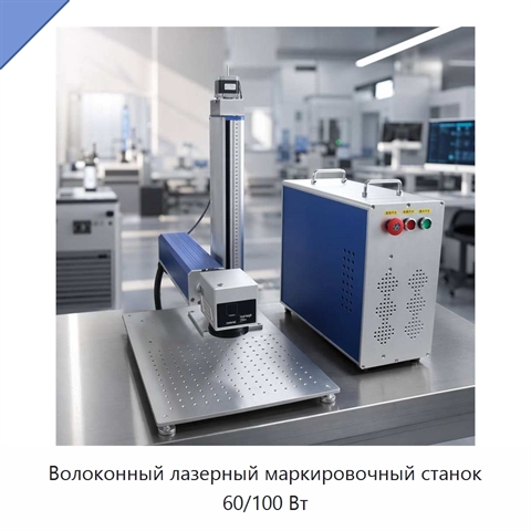 Волоконный лазерный маркировочный станок 60/100 Вт